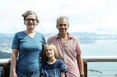 portrait on langkawi mountain top