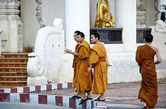 novices in temple