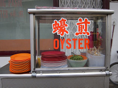 oyster food stall
