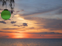 sunset at long beach, ko lanta