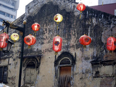 china town lanterns, kuala lumpur