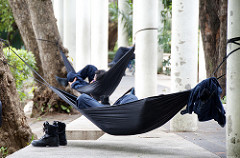 policemen taking a nap