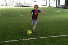 soccer training session