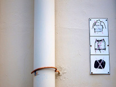 dont enter church without proper dress