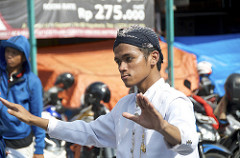marching band parade yogya