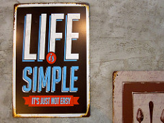 life is simple