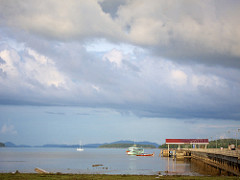 pier in old town, ko lanta