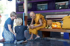 blessings from the monk
