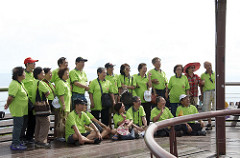 portrait on mountain top