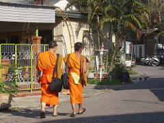 monks in town