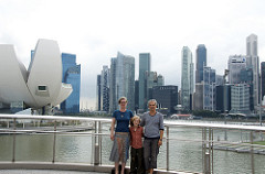 family at singapore marina