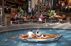 gondala ride inside the shopping mall