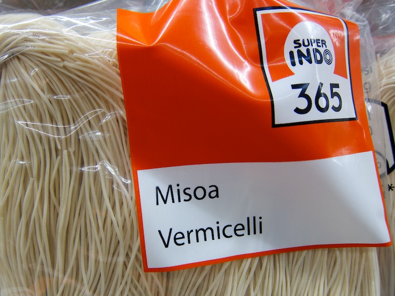 Vermicelli at Super-Indo, Yogakarta, Indonesia